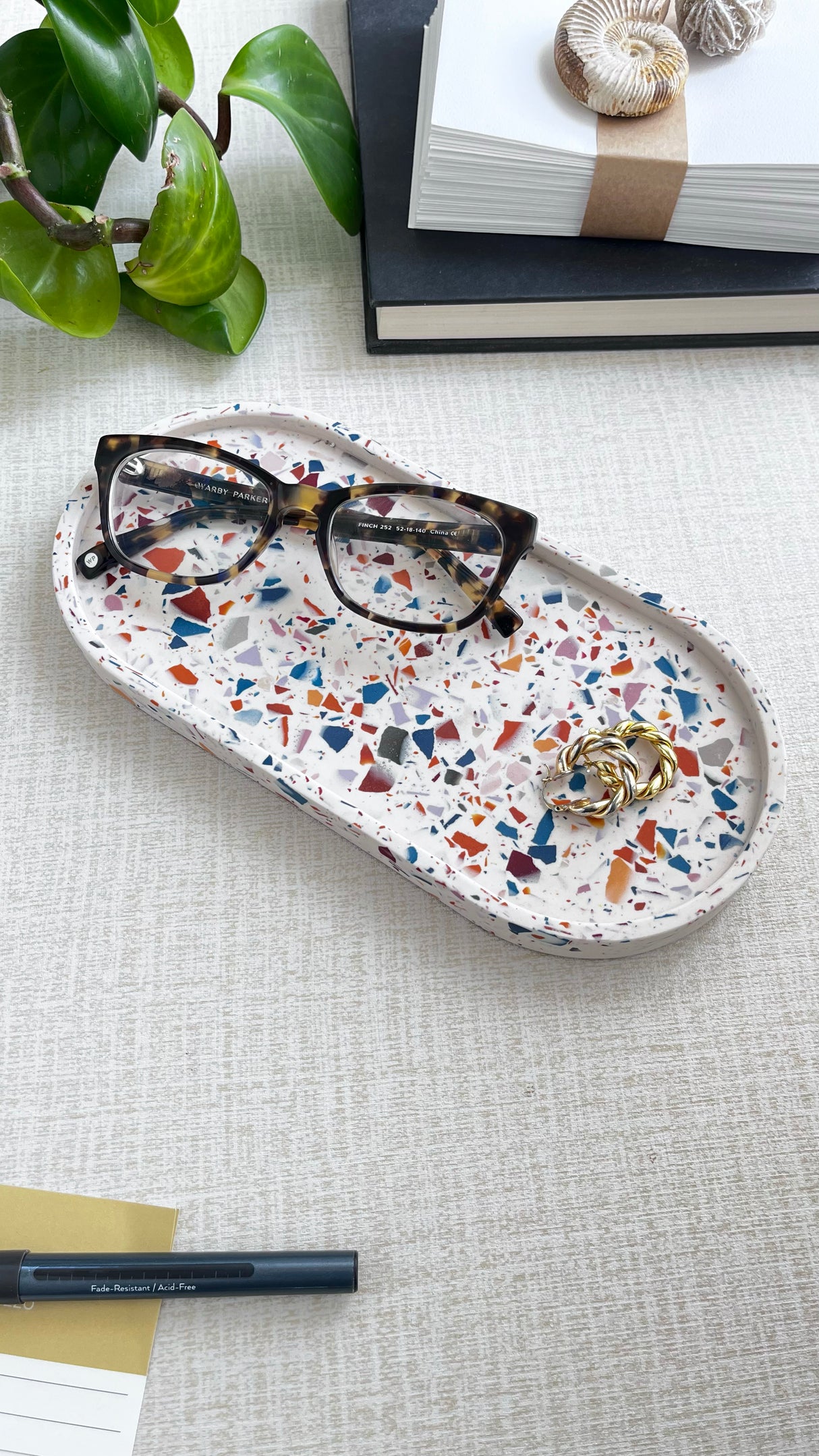 Texas Size Terrazzo Valet Trays