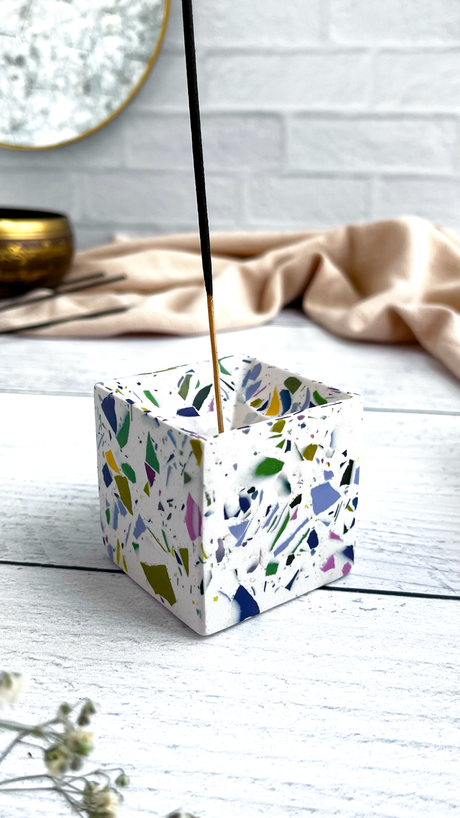 Terrazzo Incense Holder